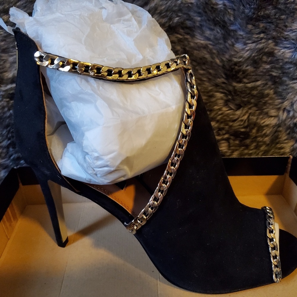 Black high heels